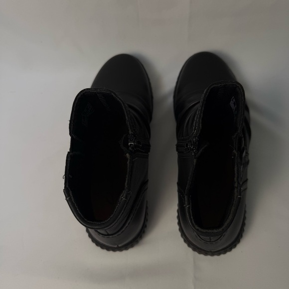 Clarks Women Caroline Orchid Ankle Boots Black Casual Leather Outdoor Husk-Fleck - Picture 8 of 15